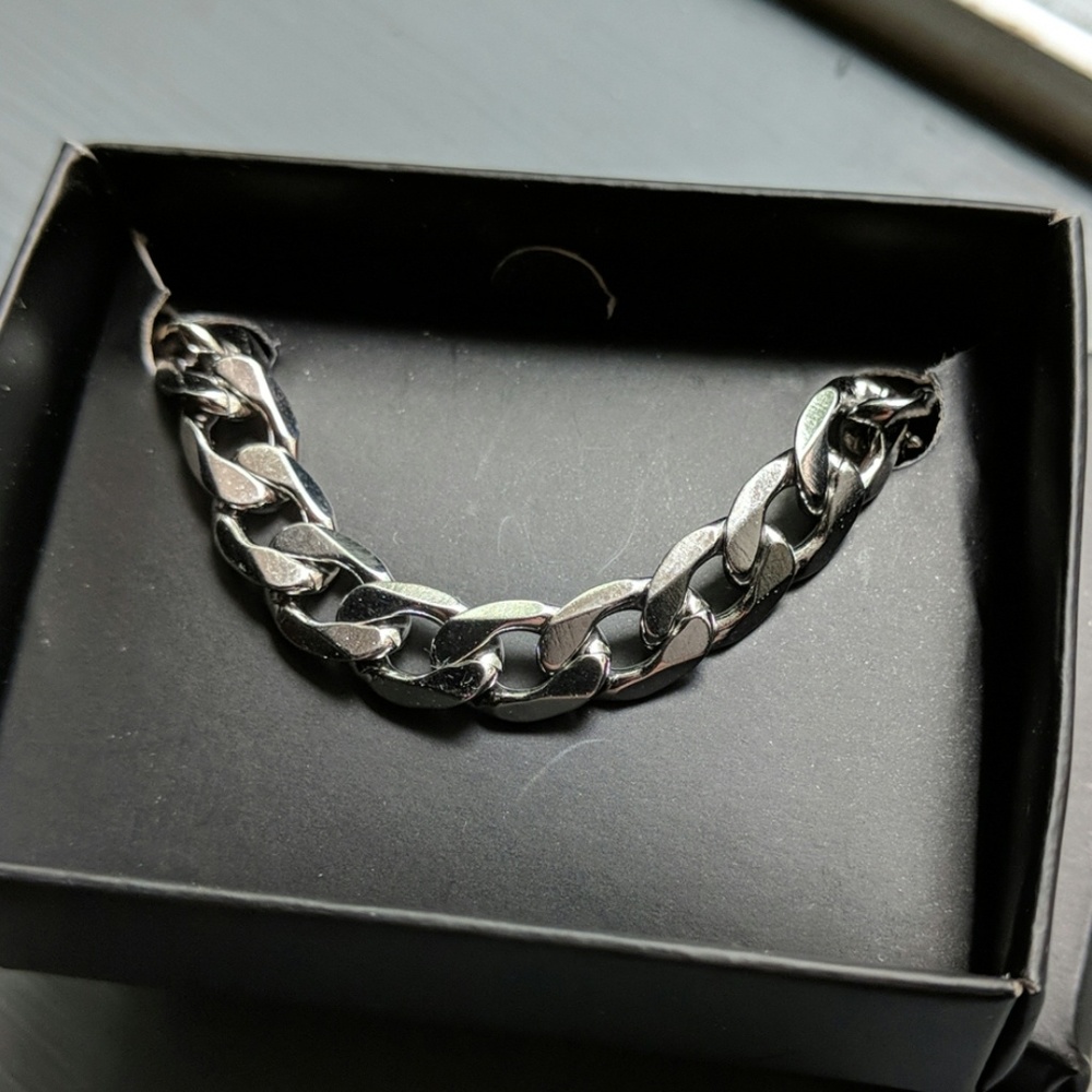 Stainless Steel Classic Figaro Chain Necklace